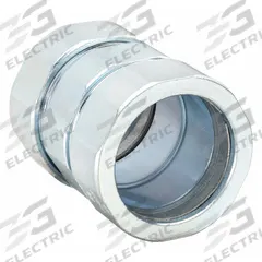 RACO Compression Coupling: Steel, 1 1/4 in Trade Size, 1 15/16 in Overall Lg, RMC, Concrete Tight (MPN 1825). Key specifications — Compatible Conduit Type: RMC; Brand: RACO.