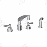 ELKAY Handle-Operated Faucet: Elkay®, Brass, Centerset, Deck, 4 Mounting Holes, 1.5 gpm Flow Rate (MPN LK801AT08L2). Key specifications — Series: Elkay®; Brand: ELKAY.