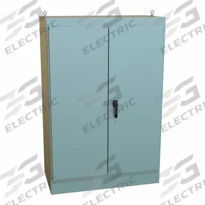 HAMMOND Enclosure: Steel, 72 in x 48 in x 24 in, NEMA 12, Solid Cover - Steel Dust-Tight Enclosures