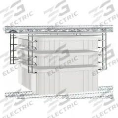 INSTOCK Wire Slide: 20 in x 22 in x 10 in, Steel, Chrome, Silver (MPN GRSS2NC). Key specifications — Finish: Chrome; Material: Steel; Color: Silver; Brand: INSTOCK.