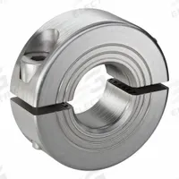 RULAND MANUFACTURING Shaft Collar: 2-Piece, Metric with Inch Bore, Round, Clamp-On, 1/2 in Bore Dia (MPN MSP-8E-SS). Key specifications — attr671628: RULAND MANUFACTURING.