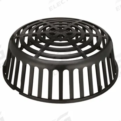 ZURN Dome Strainer: 12 1/2 in Overall Dia, 4 1/2 in Overall Ht, Plastic, Unfinished - Domes & Cages for Roof Drains
