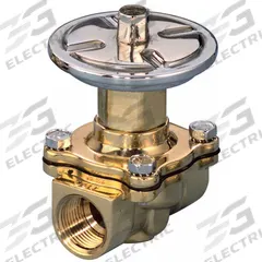 ASCO Pneumatically Actuated Diaphragm Valve: 1 in, Brass, 2-Way, FNPT x FNPT, Buna-N (MPN P210D004). Key specifications — Diaphragm Material: Buna-N; Connection Gender - Side 1: Female; Connection Gender - Side 2: Female; Connection Type - Side 2: NPT; Brand: ASCO; For Media: Water; Diaphragm Valve Type: 2-Way; Connection Type-Side 1: NPT.