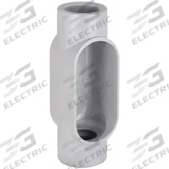 Conduit Outlet Body: Iron, 3 in Trade Size, C Body, 131.5 cu in Body Capacity, Threaded Hub (MPN C87). Key specifications — Finish: Powder Coated; Includes: Set Screw Hubs; For Use With: IMC; Brand: HUBBELL KILLARK; Hub Style: Threaded; Mfr. Series: Duraloy 7.