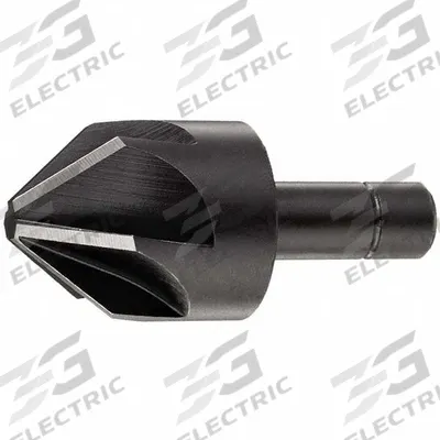 KEO Countersink: 100°, 6 Flute, 3/4 in Body Dia - Smooth-Finish Six-Flute Countersinks