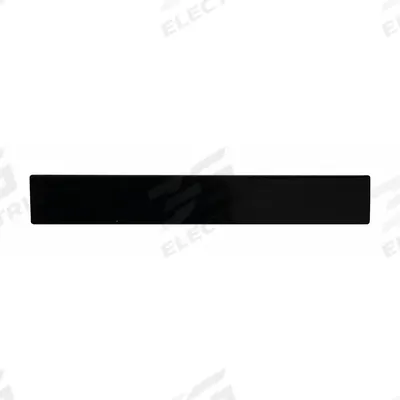 HEROS PRIDE Shroud: Black Badge Shroud, 2 1/2 in x 3/8 in, Black, Metal, Clutch Pin - Metallic Badges