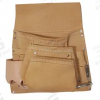 WESTWARD Tool Pouch: For 2 3/4 in Belt Wd - Max, 10 Pockets, Tan (MPN 13T127). Key specifications — Closure Type: Open Top; Attachment: Belt Slot; Color: Tan; Brand: WESTWARD; For Tool Type: Fasteners.