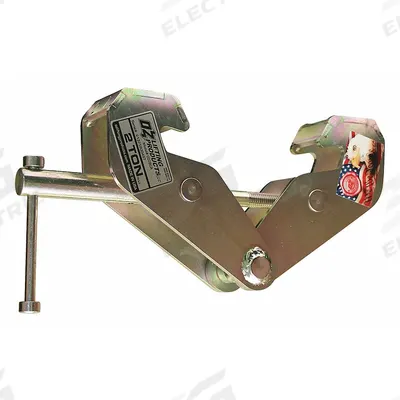 OZ LIFTING PRODUCTS Beam Lifting Clamp: Beam Flange Clamp, Steel, 9 in Max Jaw Opening - Beam Lifting Clamps