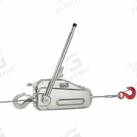 TRACTEL Manual Cable Hoist: Hook Mounted - No Trolley, 2,000 lb Lifting Capacity (MPN 849202430K). Key specifications — Brand: TRACTEL; Included Components: Wire Rope; Lifting Hook Type: Hook with Safety Latch.