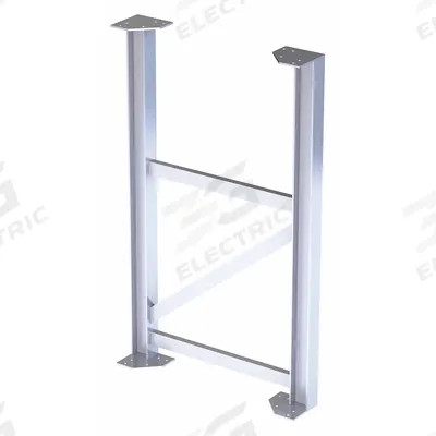 TRI-ARC Platform Support Leg: 4.5 ft Overall Ht, 30 in Overall Wd - Platform Support Legs