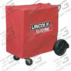 LINCOLN ELECTRIC Medium Canvas Cover: Red (MPN K2378-1). Key specifications — Color: Red; Manufacturer Part Number: K2378-1; Brand: LINCOLN ELECTRIC; For Use With: Lincoln Electric's Power MIG 216, Power MIG 255XT, Power MIG 350MP, Precision TIG 225; For Welder Series: Power MIG 256.
