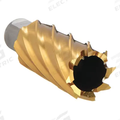SLUGGER BY FEIN Annular Cutter: 9/16 in Cutter Dia, 2 in Max Cutting Dp, TiN, Cobalt - Cobalt Annular Cutters for Hard Materials