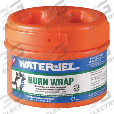 WATERJEL Burn Wrap: 36 in Dressing Lg, 30 in Dressing Wd, Wool, Sterile - Burn Dressings