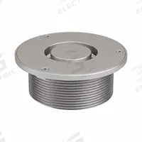 ZURN Strainer: Round, Stainless Steel, Unfinished, 5 in Overall Dia, 2 1/4 in Overall Ht (MPN ZS400-5LR-USA). Key specifications — Brand: ZURN; Connection Type: Screw-In; Finish: Unfinished.
