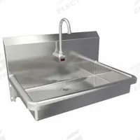 SANI-LAV Hand Sink: 1 Stations, 5 in Bowl Dp, 27 in Bowl Lg, 16 1/2 in Bowl Wd, Faucet Included (MPN 5A1A-0.5). Key specifications — Includes Side Splash: Side Splash Not Included; Series: Stainless Steel Wash-Station; Brand: SANI-LAV; Power Source: AC Powered.
