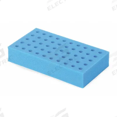 OHAUS Tube Rack: Foam, Blue - Lab Storage Racks