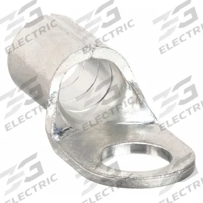 BURNDY Ring Terminal: Bare, 5/16 in Stud Size, 8 AWG to 8 AWG Wire Sizes - Non-Insulated Ring Terminals