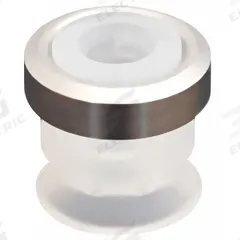 SMC Vacuum Pad: Flat with Ribs, w/o Adapter, 10 mm Pad Dia, Food Grade Silicone Rubber, White (MPN ZP10CS). Key specifications — attr1019136: ZP10CS; attr1019138: SMC.