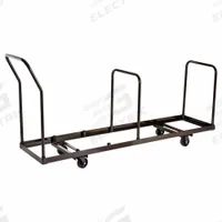 NATIONAL PUBLIC SEATING Chair Cart: 1,100 lb, 81 in L x 19 1/4 in W x 38 1/2 in H, For 35 Chairs (MPN DY-35). Key specifications — Frame Color: Brown; For Use with Series: 800; Brand: NATIONAL PUBLIC SEATING; Caster/Wheel Configuration: (2) Swivel.
