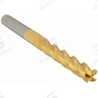 APPROVED VENDOR Square End Mill: Carbide, TiN Coated, 4 Flute, 1" Mill Dia, 1-1/2" LOC, 6" OAL (MPN 218-001105)