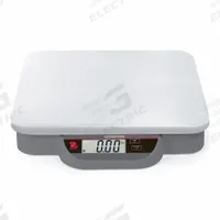 OHAUS Shipping Scale: 165 lb Wt Capacity - Imperial, 11 in Weighing Surface Dp, kg/lb, LCD (MPN i-C12P75). Key specifications — attr1359871: 0.1 lb/0.05 kg; attr1359893: ABS Plastic.