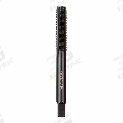 MILWAUKEE Straight Flute Tap: M7x1 Metric, 2B, 4 Flute, Plug Chamfer - General Purpose Hand Taps