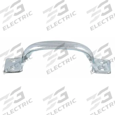 APPROVED VENDOR Pull Handle: Unthreaded Holes, Steel, Silver, #7 Screw Size, 0.5 in - Standard Pull Handles