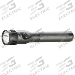 STREAMLIGHT Rechargeable Flashlight: Rechargeable, 800 lm, 1.5 hr Run Time at Max. Brightness, Black (MPN 75454). Key specifications — Charger Style Included: AC/DC Cords with Two Smart Chargers; Brand: STREAMLIGHT; Battery Requirements - Broad: Includes Rechargeable.