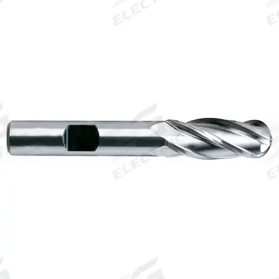 YG-1 Ball End Mill: Cobalt, TiCN Coated, 4 Flute, 7/8" Mill Dia, 1-7/8" LOC - General Purpose Cobalt Ball End Mills
