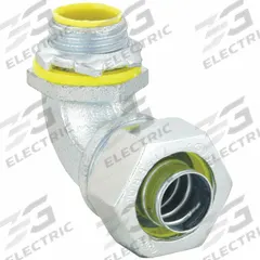 Liquid-Tight Conduit Fitting: Steel/Iron, 4 in Trade Size, Insulated, 90° Elbow (MPN 3556). Key specifications — Insulated: Insulated; Box Connection: 4 in MNPT; Hazardous Location Rating: Class II, Division 1 and 2; Brand: RACO.
