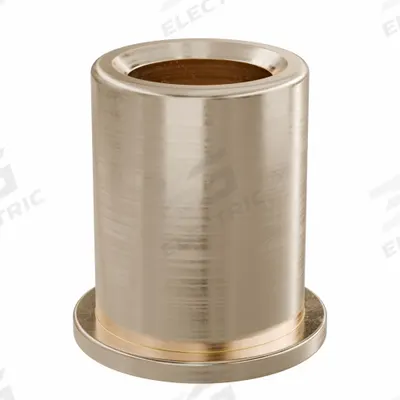 OILITE Flanged Sleeve Bearing: Bronze, SAE 841, 3/8 in Bore, 9/16 in OD, 3/4 in Lg - Lubricated General Purpose Metallic Flanged Sleeve Bearings