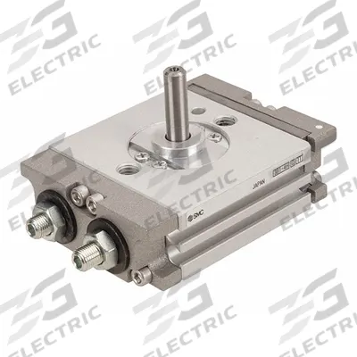 SMC Rotary Actuator: Single Rack Actuator, 180° Rotation Angle, 1.8 N-m Output Torque - Rack and Pinion Rotary Actuators