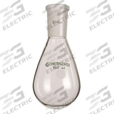 CHEMGLASS Distilling Flask: 10 mL, Colorless, Round, A - Glass Distilling Flasks