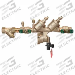 WATTS Reduced Pressure Zone Assembly: LF919, With Flood Detection Sensor & Strainer, FNPT, Polymer (MPN 1-1/2 LF919-QT-S-FS). Key specifications — Seat Material: Polymer; Shut-Off Valve Type: Ball Valve; Connection Type: FNPT.