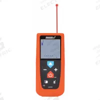 JOHNSON LEVEL Laser Distance Meter: Inch/Metric, 2 in – 195 ft, ± 0.0625 in, AAA, Plastic, Digital (MPN LDM195). Key specifications — attr938983: Inches; attr938974: Distance Measurement; attr934751: JOHNSON LEVEL; attr938968: ± 0.0625 in; attr938975: Case; attr938977: Red.