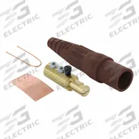 Single Pole Inline: Male, Brown, 600V AC/600V DC, 400 A, Double Set Screw Termination, 16 Series (MPN 16D24-UH). Key specifications — Gender: Male; Series: 16; Brand: LEVITON.