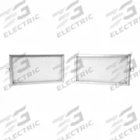 FLEETGUARD Air Filter: Panel, Cabin Air Filter, Rectangular, 9 21/32 in Overall Lg, Synthetic Media (MPN AF26456). Key specifications — Compatible Vehicle Type: Trucks; Brand: FLEETGUARD; Compatible Vehicle Make: Caterpillar; Filter Design: Panel; Media Material: Synthetic Media; Product Type: Cabin Air Filter; Shape: Rectangular.
