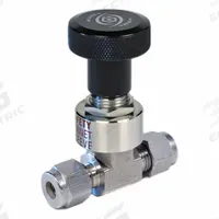 HAM-LET Plumbing Needle Valves: Inline Valve Body, 316 Stainless Steel, Let-Lok x Let-Lok, Let-Lok (MPN HXF-1300-SS-L-6MM-S-VER). Key specifications — Brand: HAM-LET; Stem Material: 17-4PH Stainless Steel; Stem Type: Regulating; Connection Type: Let-Lok x Let-Lok.