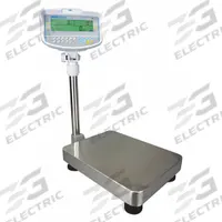 ADAM EQUIPMENT Industrial Bench Scale: 11 7/8 in x 15 3/4 in, 70 lb Wt Capacity - Imperial (MPN GBC 70a). Key specifications — Connection Ports: RS-232; Readability: 1 g/0.002 lb; Brand: ADAM EQUIPMENT; Weighing Surface Material: Stainless Steel.