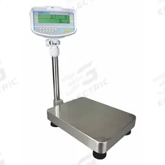 ADAM EQUIPMENT Industrial Bench Scale: 11 7/8 in x 15 3/4 in, 70 lb Wt Capacity - Imperial (MPN GBC 70a). Key specifications — Connection Ports: RS-232; Readability: 1 g/0.002 lb; Brand: ADAM EQUIPMENT; Weighing Surface Material: Stainless Steel.