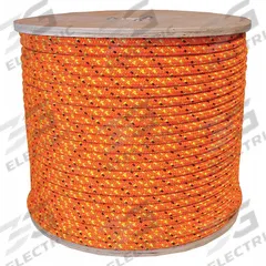 APPROVED VENDOR Rigging and Climbing Rope: Diamond Braid, 7/16 in Dia, 630 lb Working Load Limit (MPN 20TL58). Key specifications — Brand: APPROVED VENDOR; Rope Type: Static; Third Color: Yellow.