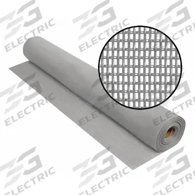 PHIFER Replacement Screen: Polyester, Gray, 17 x 10 Mesh Size, 5 ft Wd, 100 ft Lg - Pet Resistant Polyester Pet Door and Window Screen