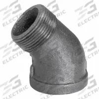 Metal Pipe Elbow: 3/4 in x 3/4 in, Threaded x Threaded, Class 300, 300 psi, 45° Elbow (MPN ZUSA-PF-23228). Key specifications — Brand: USA INDUSTRIALS; Maximum Operating Pressure: 300 psi; Thread Sealant Type: PTFE.