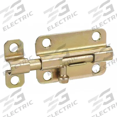 APPROVED VENDOR Door Bolt: Barrel Bolt, Zinc, 1/2 in Ht, 1 1/2 in Wd - Door Bolts