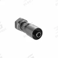 PARKER Hydraulic Crimp Fitting: Steel x Steel, Straight, -10 For Hose Dash Size, Female x Genderless (MPN 1JS77-12-10). Key specifications — Fitting Gender: Female x Genderless; Fitting Connection Type: ORS x Crimp; For Hose Dash Size: -10; Thread Size: 1-5/16"-12; Brand: PARKER.