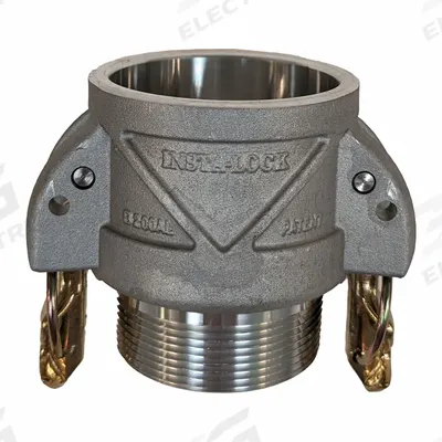 CONTINENTAL Cam and Groove Coupling: 1 1/2 in Coupling Size, 1 1/2 in Hose Fitting Size - Type B Aluminum Cam & Groove Fittings