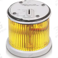 EDWARDS SIGNALING Tower Light Module: Flashing/Steady, 120V AC, Yellow, 70 mm Overall Dia, 200 Class (MPN 270LEDMY120A). Key specifications — Brand: EDWARDS SIGNALING; Compatible with Series: 200 Class; Lens Color: Yellow; Operating Voltage: 120V AC; Manufacturer Part Number: 270LEDMY120A.