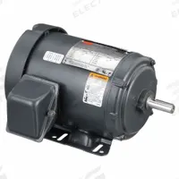 DAYTON General Purpose Motor: Rigid Base Mount, Totally Enclosed Fan Cooled, 1 1/2 hp, 3,465 RPM (MPN 48ZJ86). Key specifications — Brand: DAYTON; Nameplate Voltage @ 60 Hz: 208-230/460V AC; Full Load Current @ 60 Hz: 5.0/2.5 A; Nameplate RPM @ 60 Hz: 3,465 RPM; Motor Enclosure: TEFC.