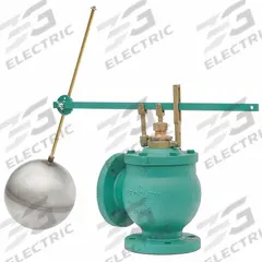 KECKLEY Float Valve Assembly: For Water Media, Angle Valve Body, Cylindrical, Horizontal Piping, Adj (MPN 377FA/IB). Key specifications — Body Material: Iron; Mounting: Horizontal Piping; Arm Adjustability: Adjustable; Brand: KECKLEY; Flow Rate: 133 gpm @ 1 psi; For Media: Water; Rod Thread: 3/8"-16; Valve Series: 77.