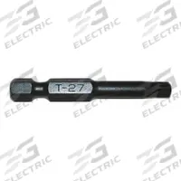 WESTWARD Power Bit: Power Bit, T27 Bit Size, Imperial, Torx® Head, T27 Bit Industry Size, Std, 5 PK (MPN 40L663). Key specifications — attr1119738: Hex; attr1119735: Imperial; attr1119740: Standard; attr1119734: S2 Steel; attr1119737: Power Bit; attr1119741: WESTWARD.